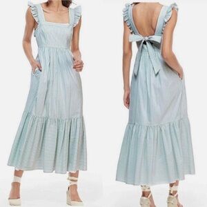 Gal Meets Glam Striped Jasmine Maxi Dress size 2